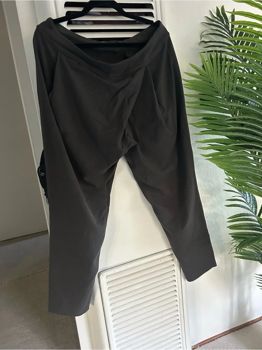 lululemon athletica Black Draped Harem Pants